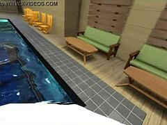 interracial cuckold wife sweats through gym workout