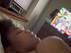 Latina Milf Rubs Fat Juicy Tits to Wild Orgasm