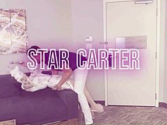 Star Carter's Hotel Neighbor FISTS And CREAMPIES Her Gaping Pussy!