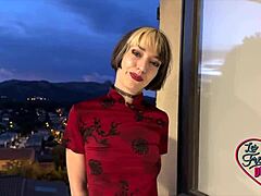 Young Coquine Craves DOUBLE PENETRATION From Two Studs