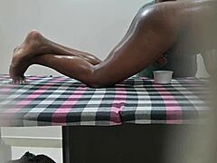 Squeezing Out Thick Sperm Milk in Steamy Massage!