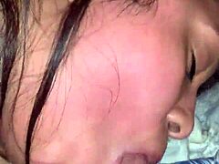 😈 Chubby tinder slut deepthroats my cock facefucks to creampie!! 💦🔥