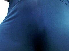 1150 Dawn's Fat Ass In Tights Orgasm Denial