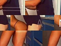 Photographer skips resistance grabs me wildly in outdoor lingerie tease