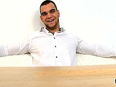 lusty gay dude gets obscene bareback blowjob sucking!