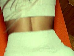 ASS JOB DRY HUMPING CUMS on yoga pants