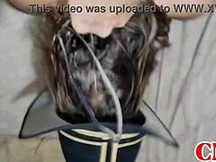 brazilian vaqueira screams bending over for fat ass pounding