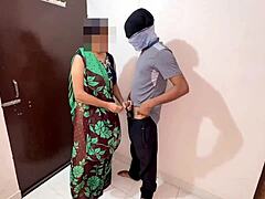 indian maid caught stealing gets fucked hard by boy for cash 😈🍆💦 she moans in doggystyle begging more!