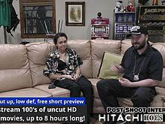 freshman mara luv humiliated with hitachi vibrator to mandatory orgasm pov backstage