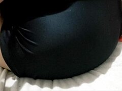 mature mexican doña mary's homemade gym massage erupts in orgasm