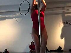 Diosa Argenta Strips Teasingly in Hospital Room Ripping Patient Clothes Pole Dancing