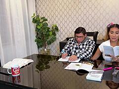 Babysitter slut... fucking stepsis beats homework right??