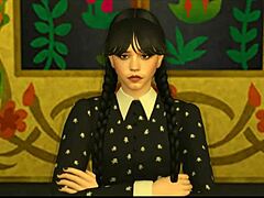 jenna o as wednesday addams