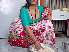 Indian Stepmom Swallows Stepson's Cum After Sloppy Facial Blowjob Hindi Audio