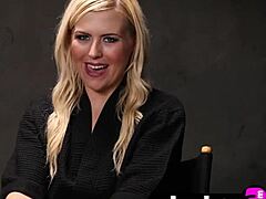 Blonde Milf Strips Lingerie Teasing Big Ass Workout