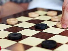 happy hoe bends over takes HUGE FACIAL cumshot