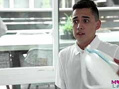 innocent stepmom brandi love rides cocks in threesome