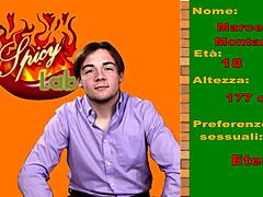 She shows up for casting and they drain his balls twice with her eager mouth