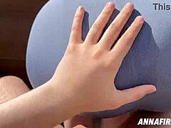 Skinny Young Stepsis Screams on Fat Stepbrother Cock Again