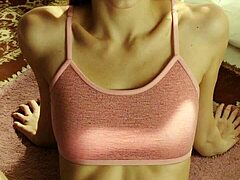 Blindfolded Lingerie Models Barefoot and Waiting!