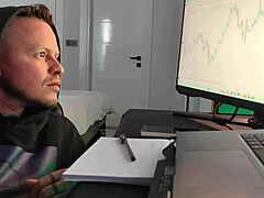 stepsister's big ass distracts me from trading lessons with rough sex