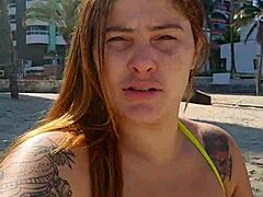 Beach males can't stop staring at my curves