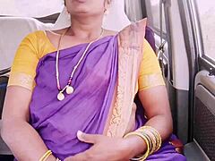 house maid drops dirty telugu talk during wild car sex ride