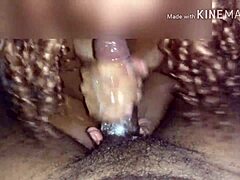 hotwife takes monster cock creampie right on her face 😈💦