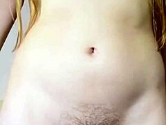 Adorable redhead's big ass creampied hard post-nude villa shoot!