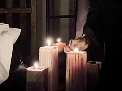 Nun Monika Fox confesses naughty sins fingering shaved pussy to squirt