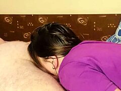 Slutty Babe Pornellia Rims Ass Deep Then Gags on Rough Face Fuck