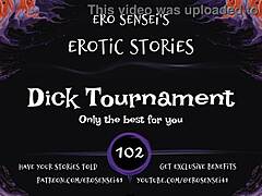 Dick tournament heats up with erotic audio challenges