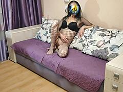 Skinny Mature Wife's Homemade Anal Passion In Lingerie