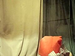 French Milf Slave Strips Teases with Magic Wand Orgasms