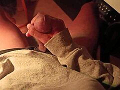 dude in sweater strokes monster cock loud moans intense tease!