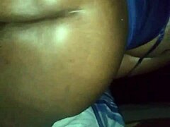 my big ass ebony milf in lingerie rides black cock homemade then gets pounded hard amateurs style