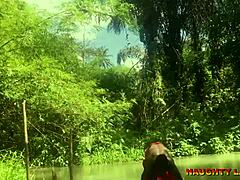 Ebony African Wife Creampied by Pastor in Baptism Water Full Video