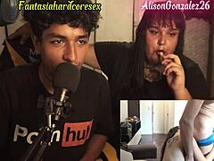 alisongonzalez26 reacts to argentine porn gets chubby blowjob pija suck