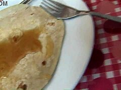 Blonde milf gangbanged rough at diner pussy soaked 4k