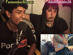 alisongonzalez26 reacts to argentine porn gets chubby blowjob pija suck