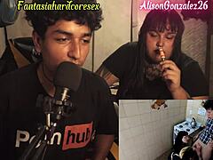 alisongonzalez26 reacts to argentine porn gets chubby blowjob pija suck