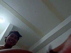 lover bends me over for rough doggy while home alone