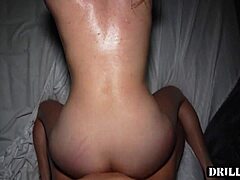 fresh 18yo blonde dives into passionate interracial connection