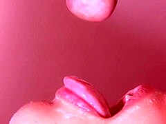 Japanese babe close-up monster cock cum in mouth swallow pt 04