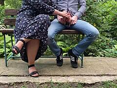 feeding my curvy mature mother-in-law natural protein cumshot after nylon heels handjob