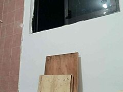 Chubby Wife Flashes Tits Voyeur While Cooking Kitchen