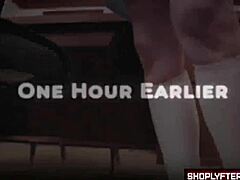 i posed as security guard to fuck this sexy ebony shoplifter hard