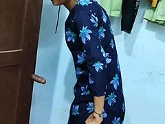 My friend came home alone and fucked me while playing