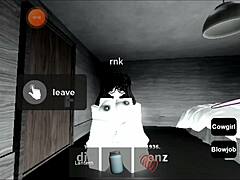Suggestive Roblox Whore Bends Over Big Ass Teasing Juicy Sex Play
