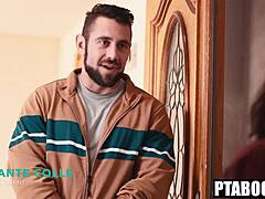 Guiding her petite body through first time blowjob and hardcore pounding feels so taboo